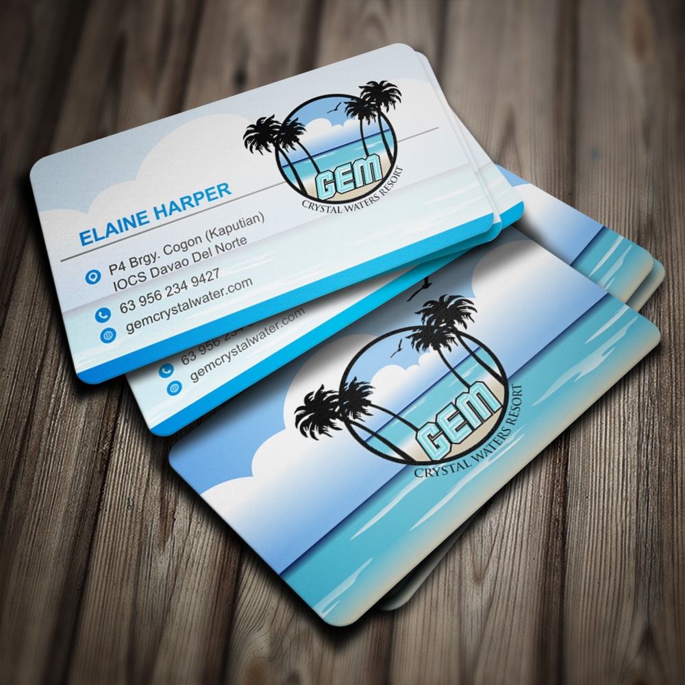 GEM Crystal Waters Resort logo design by Kindo