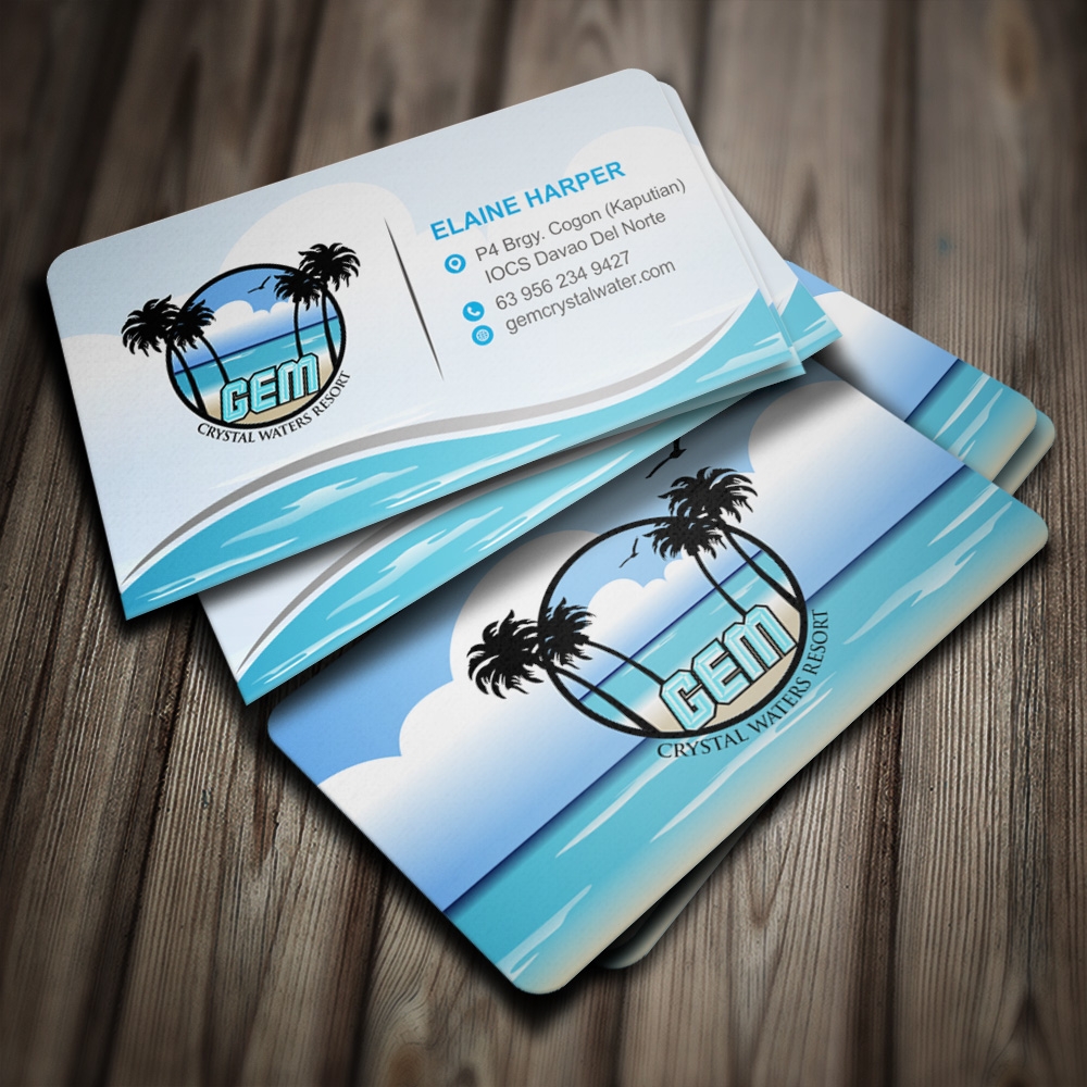 GEM Crystal Waters Resort logo design by Kindo