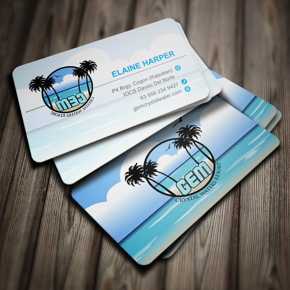 GEM Crystal Waters Resort logo design by Kindo