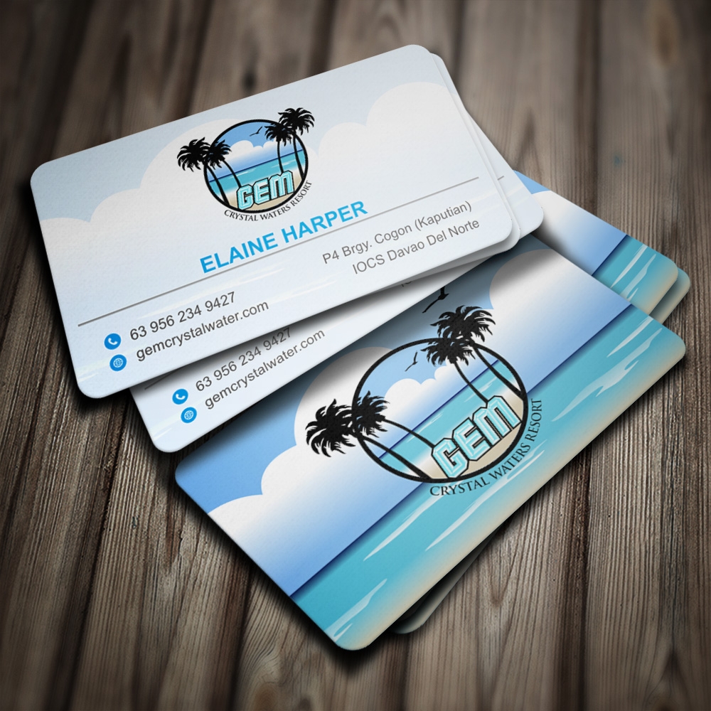 GEM Crystal Waters Resort logo design by Kindo