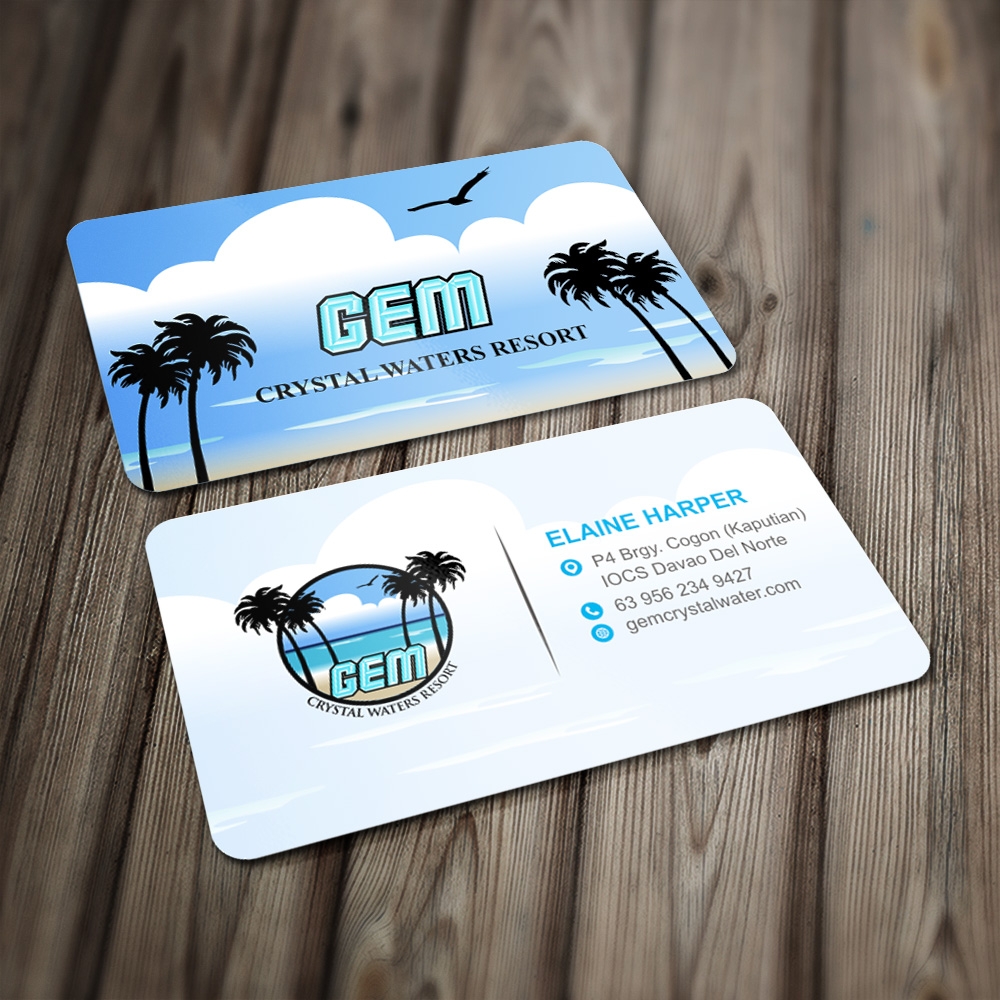 GEM Crystal Waters Resort logo design by Kindo