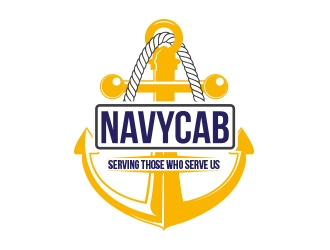 NavyCab.Com logo design by MarkindDesign