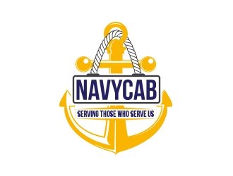 NavyCab.Com logo design by MarkindDesign