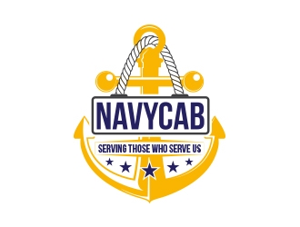 NavyCab.Com logo design by MarkindDesign