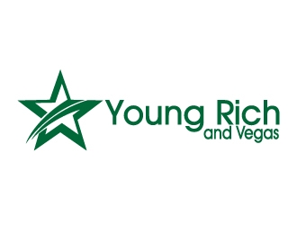 Young Rich and Vegas logo design by Dawnxisoul393