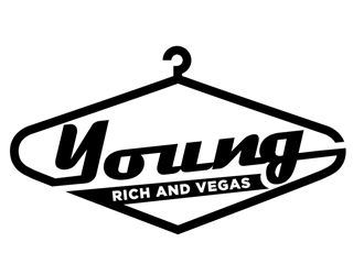 Young Rich and Vegas logo design by logoguy