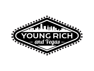 Young Rich and Vegas logo design by KDesigns