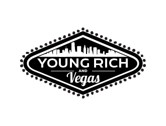 Young Rich and Vegas logo design by KDesigns