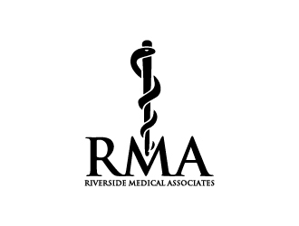 Riverside Medical Associates or RMA logo design by wongndeso