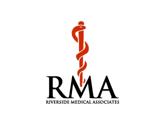 Riverside Medical Associates or RMA logo design by wongndeso