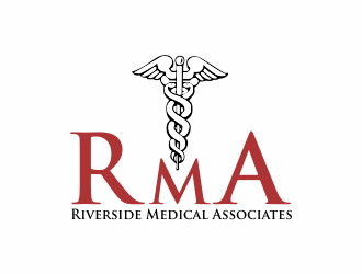 Riverside Medical Associates or RMA logo design by eagerly