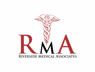 Riverside Medical Associates or RMA logo design by eagerly