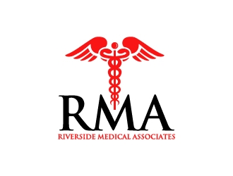 Riverside Medical Associates or RMA logo design by wongndeso