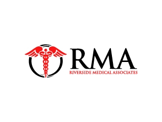 Riverside Medical Associates or RMA logo design by wongndeso