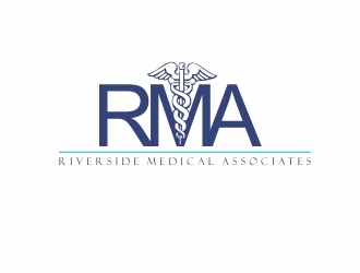 Riverside Medical Associates or RMA logo design by vicafo