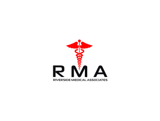 Riverside Medical Associates or RMA logo design by elleen