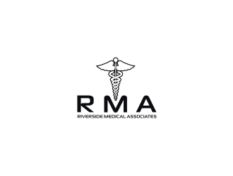 Riverside Medical Associates or RMA logo design by elleen