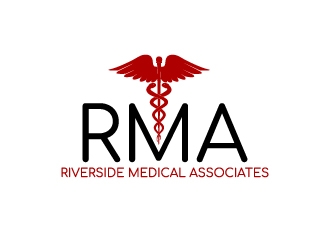 Riverside Medical Associates or RMA logo design by desynergy