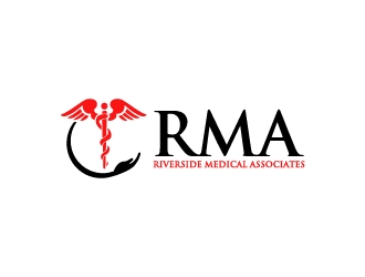 Riverside Medical Associates or RMA logo design by wongndeso