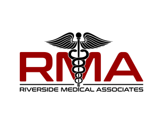 Riverside Medical Associates or RMA logo design by pakNton