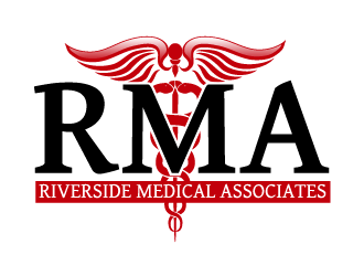 Riverside Medical Associates or RMA logo design by axel182