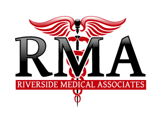 Riverside Medical Associates or RMA logo design by axel182