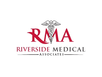 Riverside Medical Associates or RMA logo design by serdadu