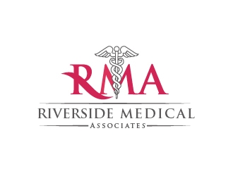 Riverside Medical Associates or RMA logo design by serdadu