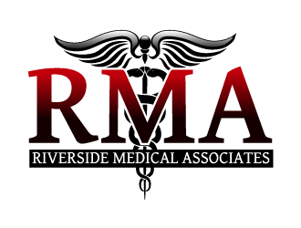 Riverside Medical Associates or RMA logo design by axel182