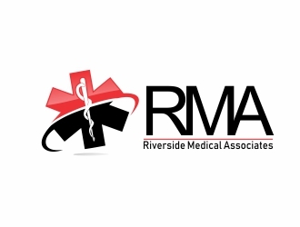 Riverside Medical Associates or RMA logo design by vicafo