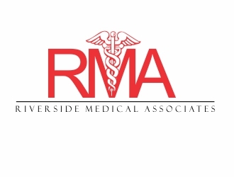 Riverside Medical Associates or RMA logo design by vicafo