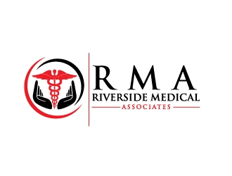 Riverside Medical Associates or RMA logo design by Erasedink