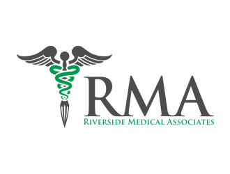 Riverside Medical Associates or RMA logo design by AisRafa