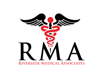 Riverside Medical Associates or RMA logo design by AisRafa