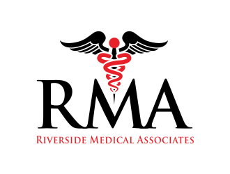 Riverside Medical Associates or RMA logo design by AisRafa