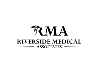 Riverside Medical Associates or RMA logo design by sodimejo