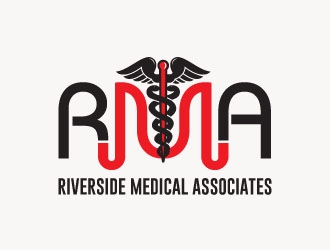 Riverside Medical Associates or RMA logo design by zinnia