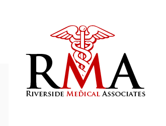 Riverside Medical Associates or RMA logo design by THOR_