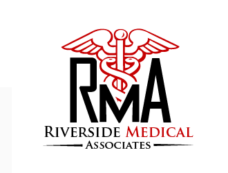 Riverside Medical Associates or RMA logo design by THOR_