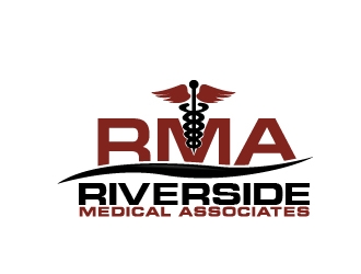 Riverside Medical Associates or RMA logo design by art-design