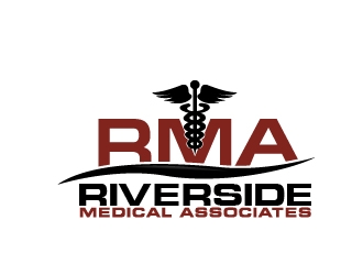 Riverside Medical Associates or RMA logo design by art-design