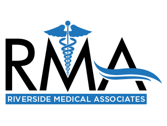 Riverside Medical Associates or RMA logo design by scriotx