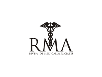 Riverside Medical Associates or RMA logo design by blessings