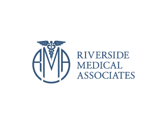 Riverside Medical Associates or RMA logo design by firstmove