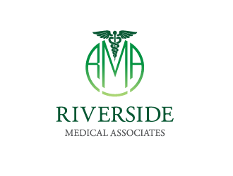 Riverside Medical Associates or RMA logo design by firstmove