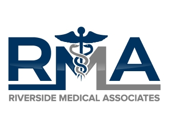 Riverside Medical Associates or RMA logo design by jaize