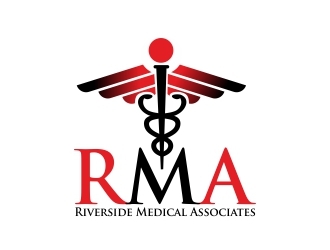 Riverside Medical Associates or RMA logo design by ruki