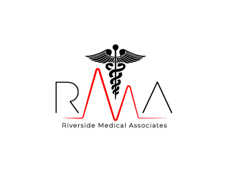 Riverside Medical Associates or RMA logo design by hwkomp