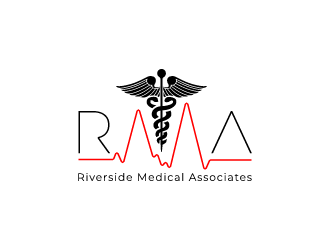 Riverside Medical Associates or RMA logo design by hwkomp