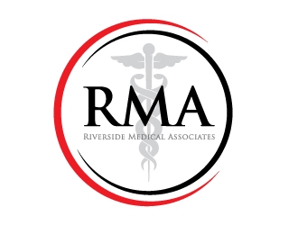 Riverside Medical Associates or RMA logo design by zakdesign700